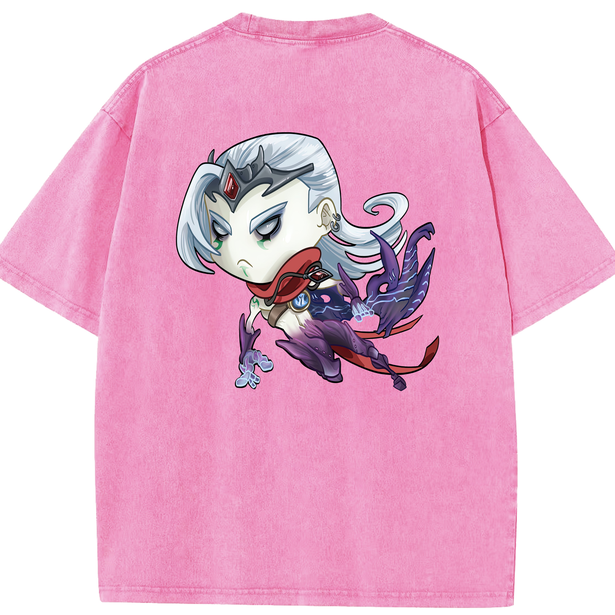 リーグ・オブ・レジェンド League of Legends LOL 綿100% ヴィンテージ風 半袖Tシャツ（背面プリント）